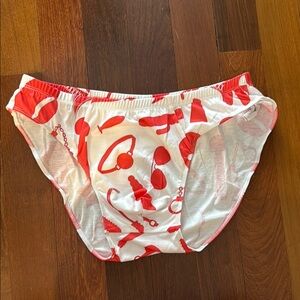 Men's Fetish Gear & Sex Toys Pattern Red Art Print Underwear